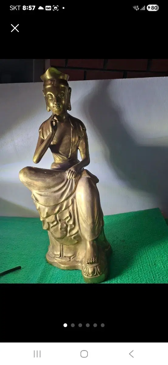 49   20 센치 동재질 반가사유상