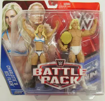 MATTEL BATTLE PACK CHARLOTTE & RIC FLAIR DJT02