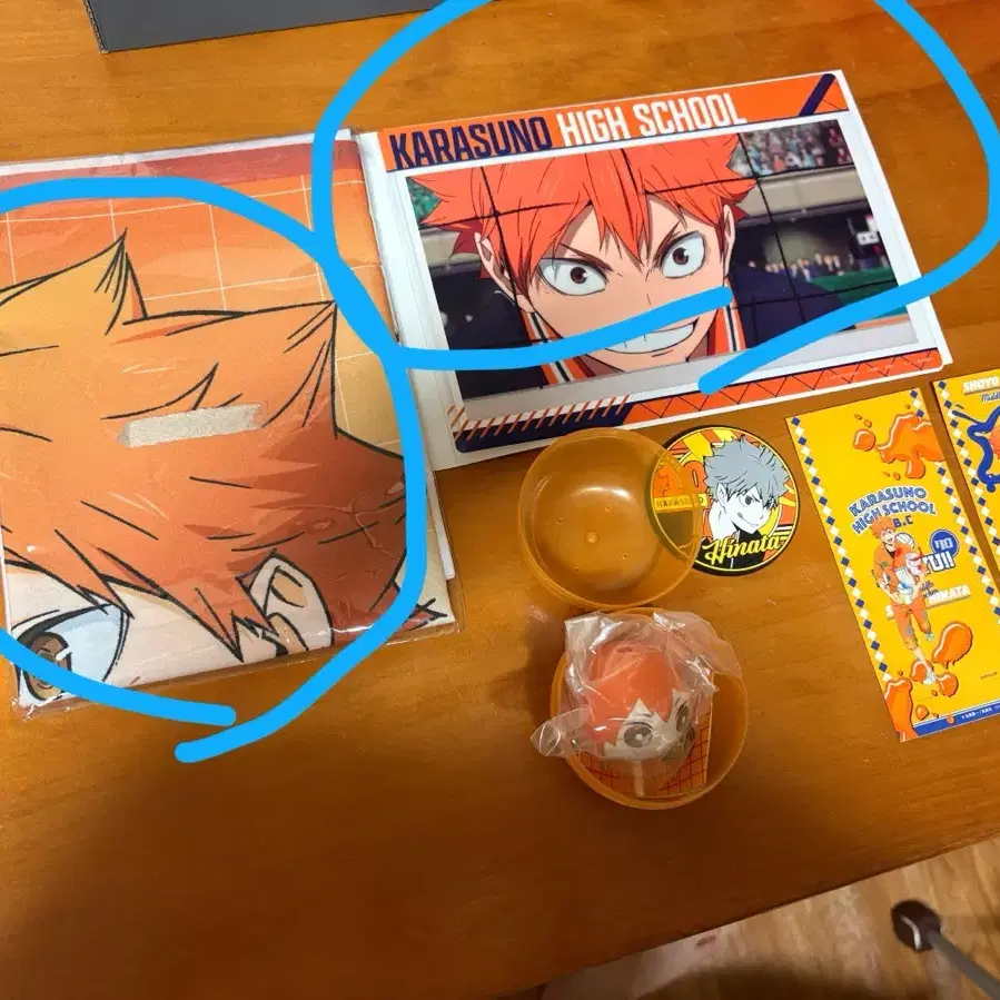 하이큐 포토카드, 파샤, 책깔피, 스티커, 뱃지, 가챠, 아크릴, 포스터