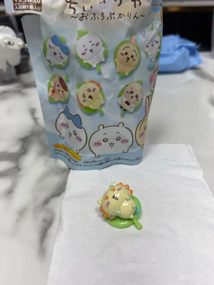 치이카와 먼작귀 입욕제 시사 피규어