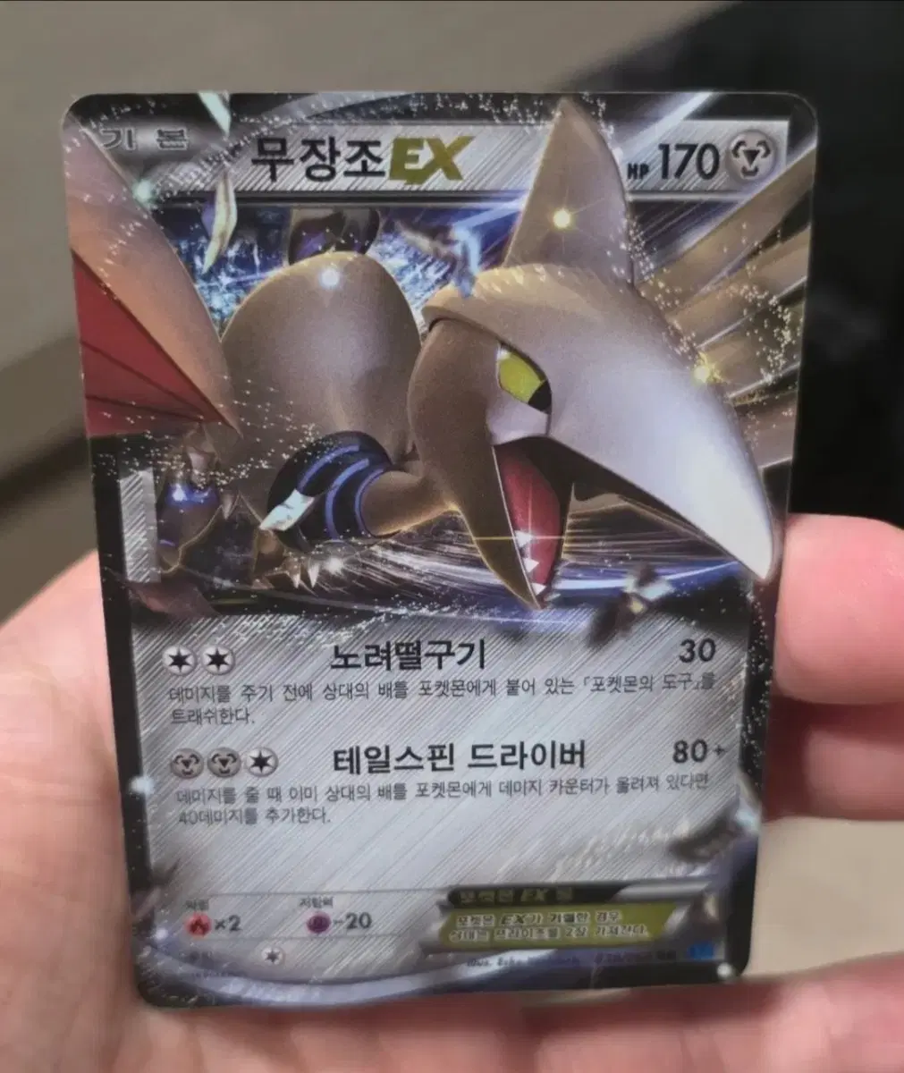 포켓몬카드 무장조 EX XY