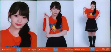 노기자카46 회장 한정판 브로마이드 오카모토 히나 한여름 전국 투어 2026 티셔츠 후쿠오카 ver. 컴프