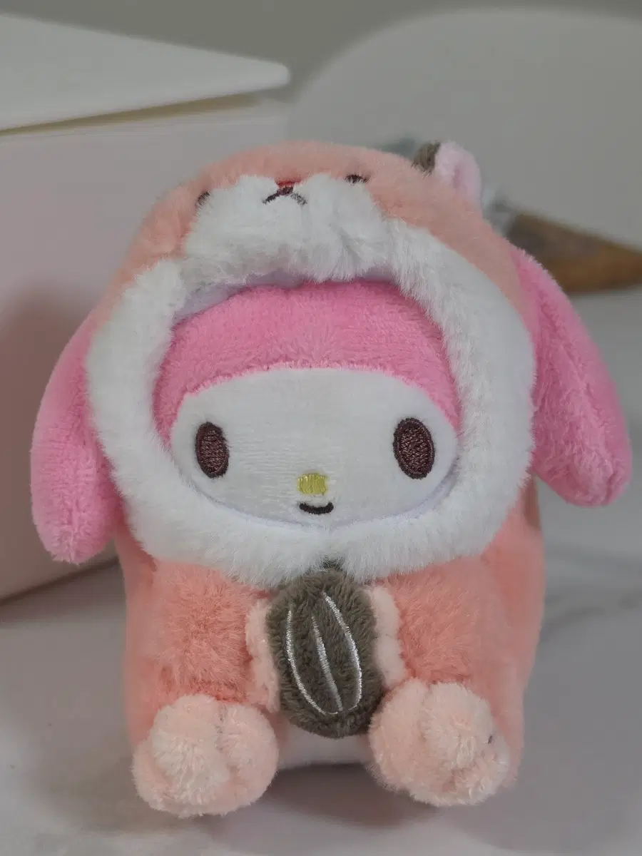 마이멜로디 햄스터 잠옷 인형 키링