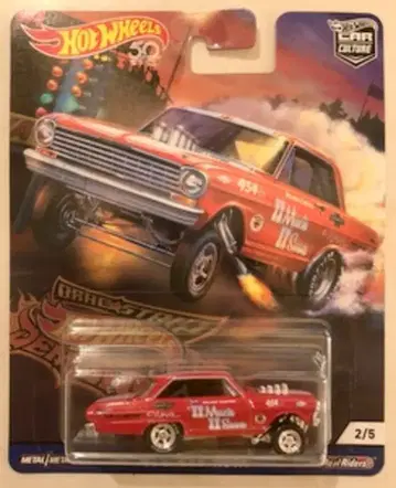 MATTEL DRAG STRIP DEMONS HOTWHEELS '63 CHEVY NOVA FVN73