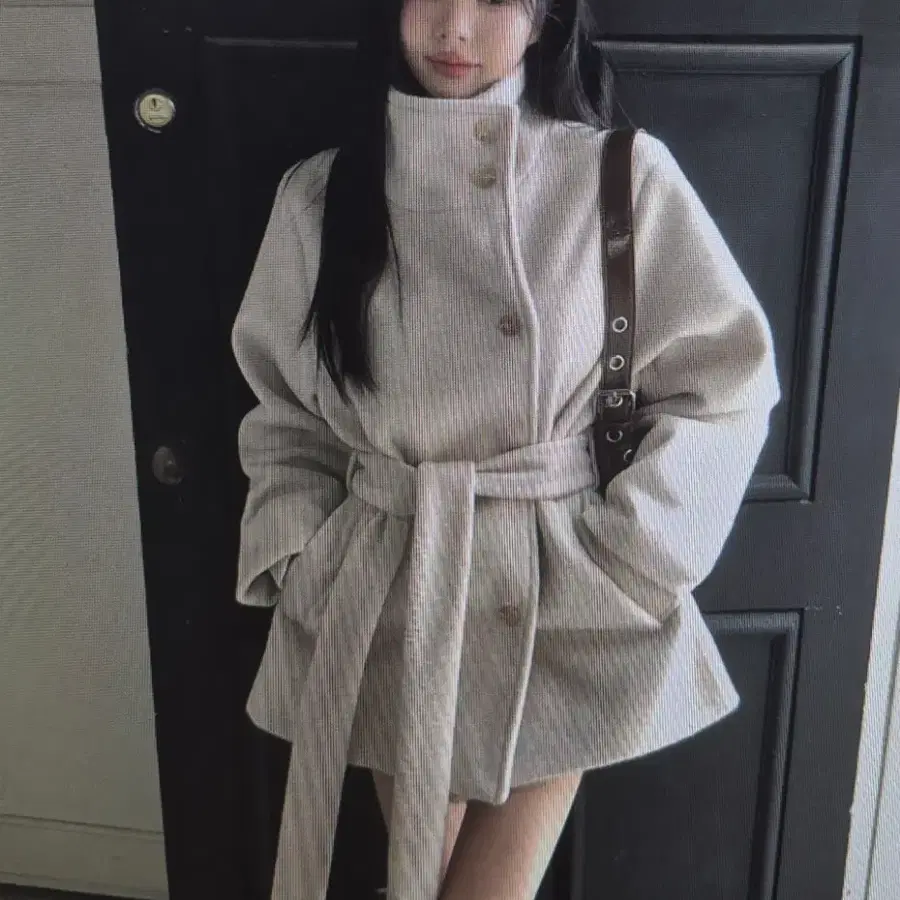 (해외배송)세련된 재킷 하프 코트 3컬러