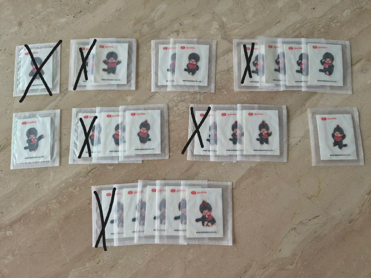 웨하스 몬치치 띠부씰 판매 및 교환