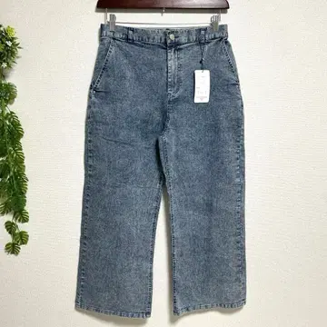 데코이보야주 3L 스트레치 청바지 블루 스트레이트