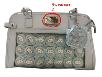 하치와레 이타백 라이트 블루 캔뱃지 수납