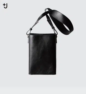 새상품 미사용 UNIQLO +j 가죽 숄더백