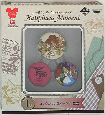 반프레스토 제일복권 해피니스 모먼트 디즈니 올스타즈 I상 캔뱃지 앨리스