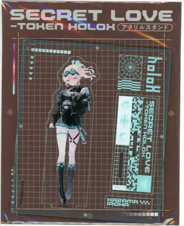 커버 주식회사 Secret Love-Token holoX hololive 후우마 이로하/아크릴 스탠드