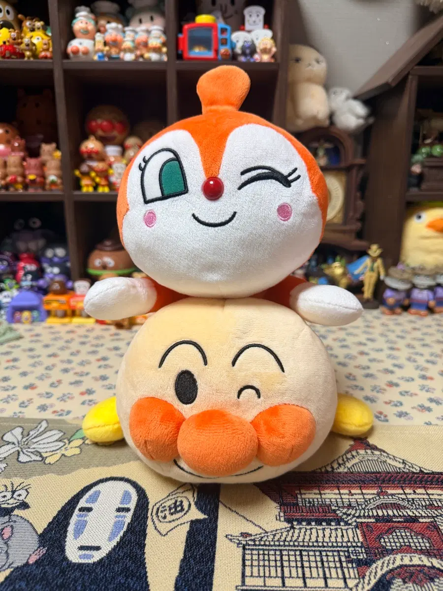 호빵맨 짤랑이 인형
