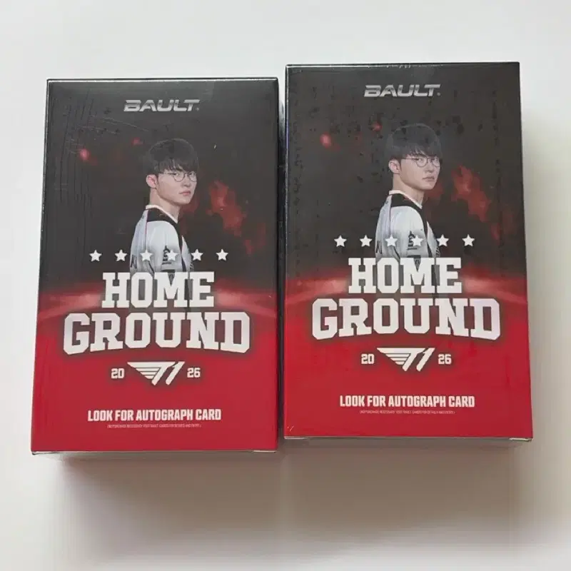 BAULT T1 티원 홈그라운드HOME GROUND 카드 박스 2개 미개봉