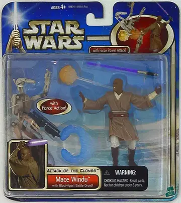 HASBRO (액션 피규어) 메이스 윈두 / 블라스트 어파트 배틀 드로이드 포함 3.5인치