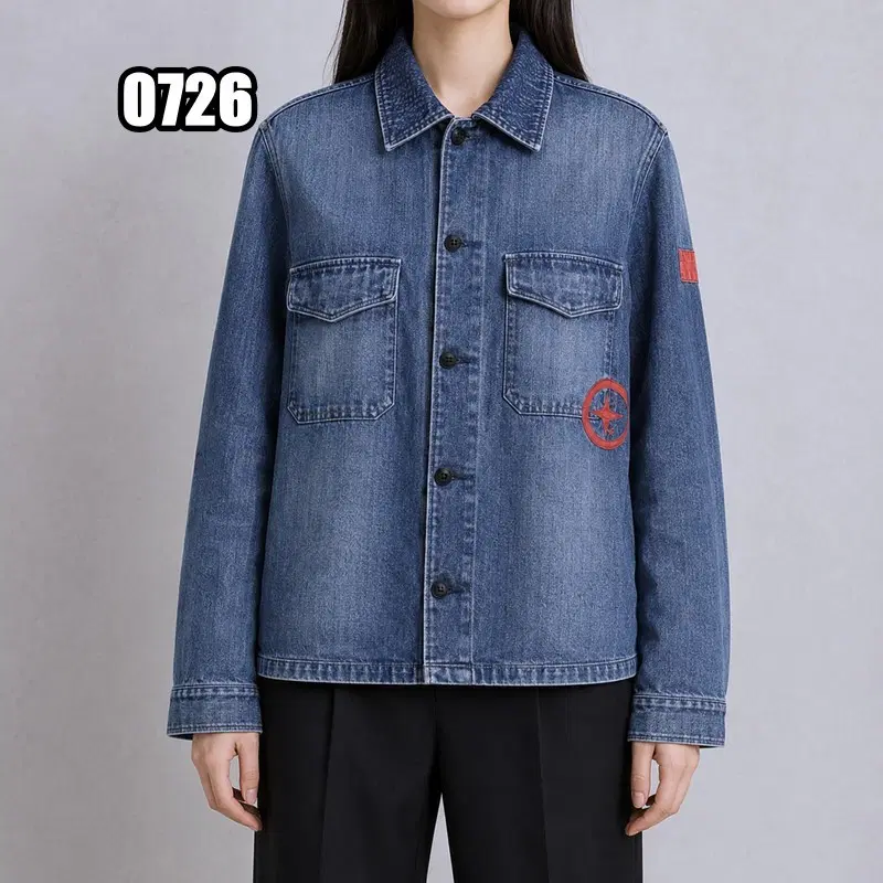 L 스톤아일랜드 빈티지 아카이브 데님 셔츠 자켓