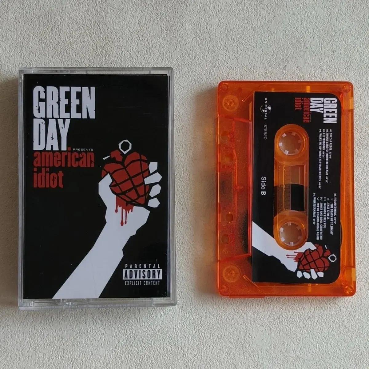 그린데이 American Idiot 카세트 테이프