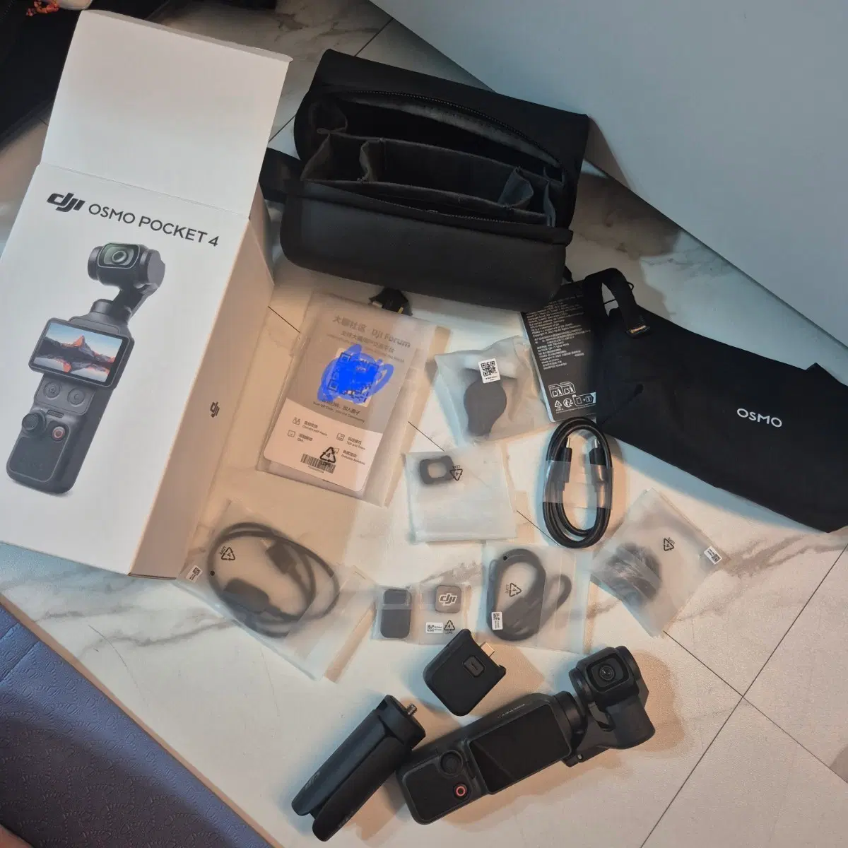 DJI 오즈모 포켓 4 크리에이터 콤보 풀세트