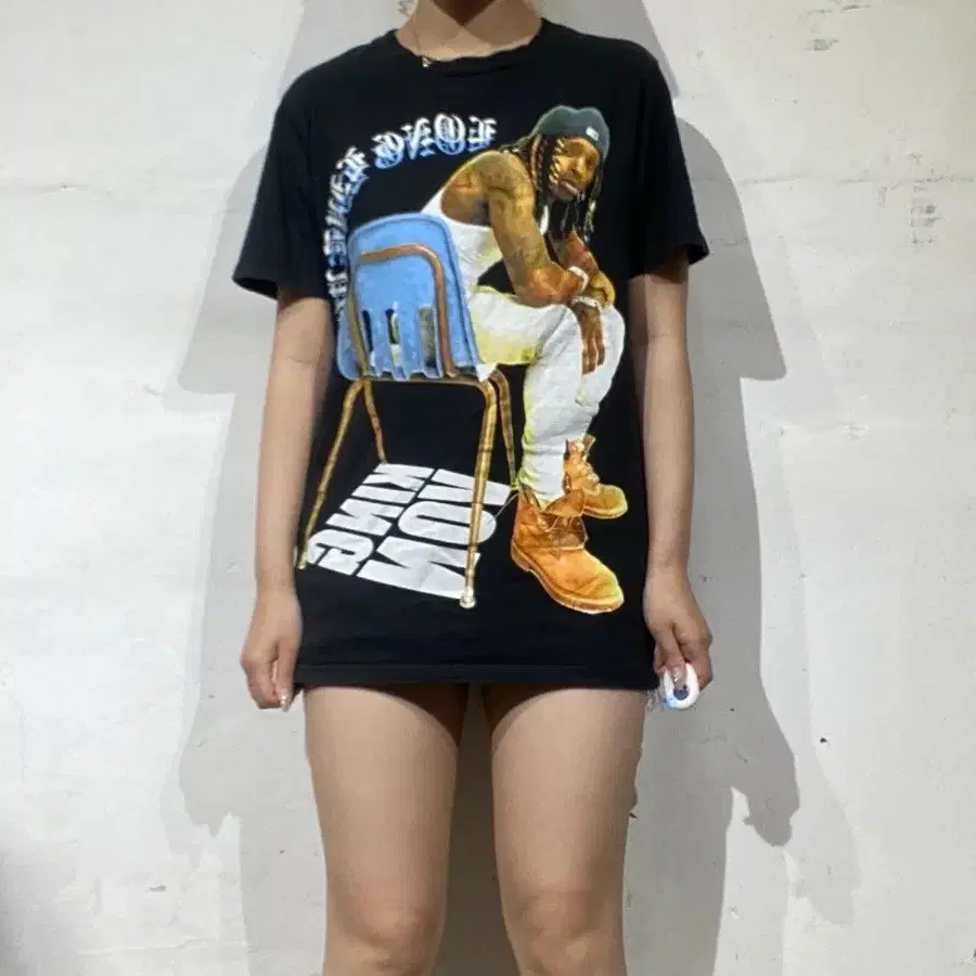 킹본 King Von 롱리브본 빈티지 그래픽 티셔츠 S