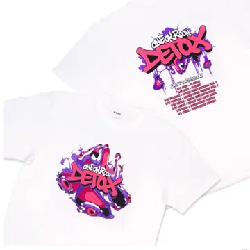 원옥 2026 DETOX JAPAN FINAL 티셔츠 B XL 사이즈