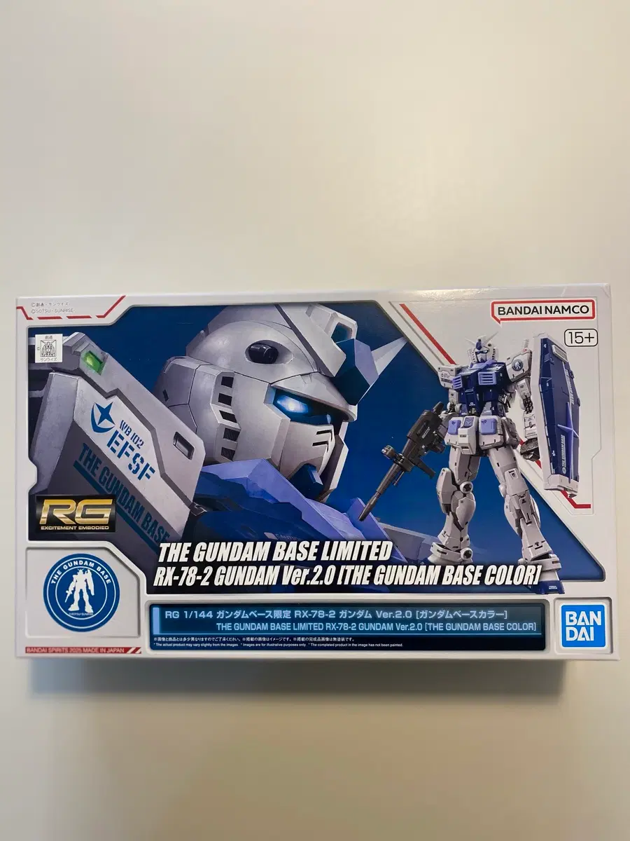 RG 건담베이스 한정 RX-78-2 건담 Ver.2.0 [건담베이스 컬러]