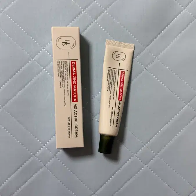 헤브블루 더마 징크 말차 MX 액티브 크림 40ml