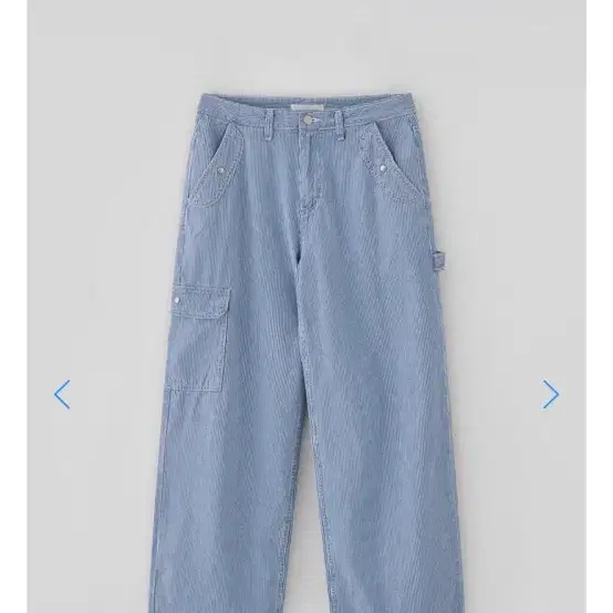 타낫 T/T Carpenter wide pants (stripe)