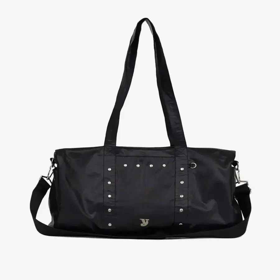 여밈 stud duffle bag