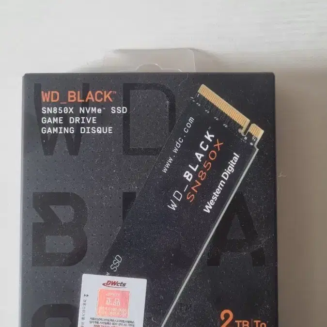 WD BLACK SN850X NVMe SSD 2TB 국내정발