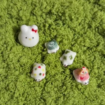 행운의 거북이 도자기 애니미니