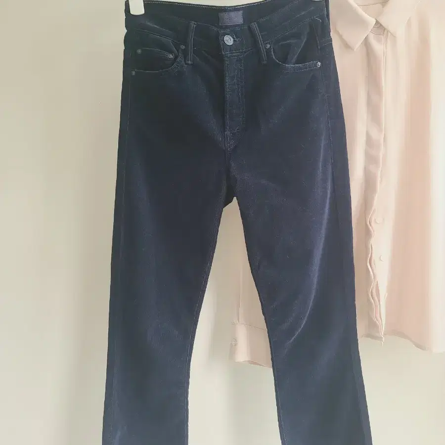마더 MOTHER JEANS 골덴바지 코듀로이 팬츠 네이비 24