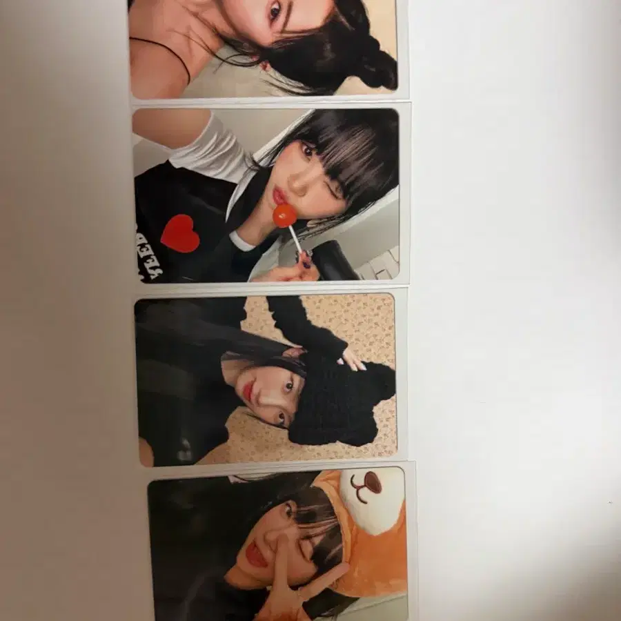 아이돌 포토카드 4종 세트