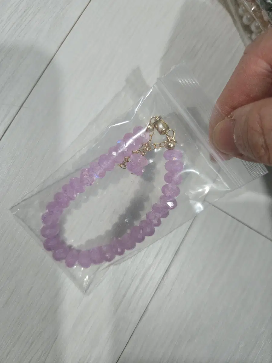 레인보우문스톤 팔찌