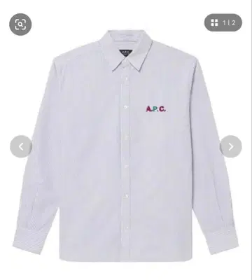 A.P.C. CHEMISE BRIAN RAYE 34 스트라이프 셔츠