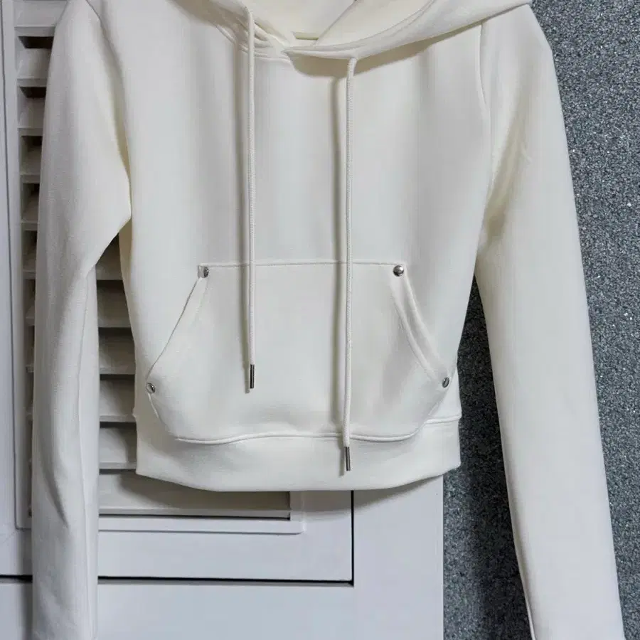 CLOTH 클로스 수입 후드티 아이보리 트레이닝복