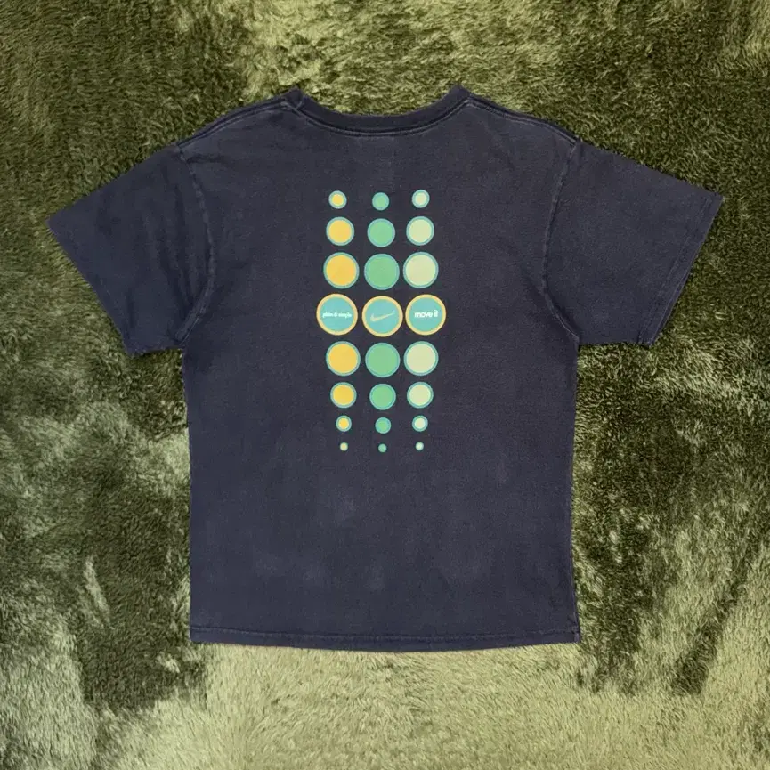 [M] 90s VTG 나이키 Pain & Simple 티셔츠 블랙