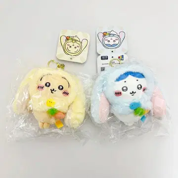 치이카와 (먼작귀) 하치와레 토끼 롭이어 마스코트 대만 한정판 2개 세트