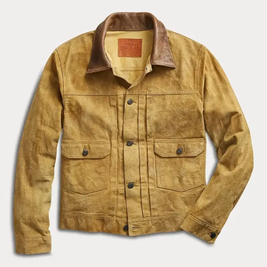 rrl 더블알엘 러프아웃 스웨이드 자켓 트러커
