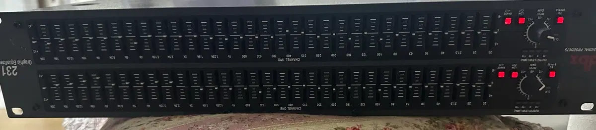 dbx 231 듀얼 그래픽 이퀄라이저