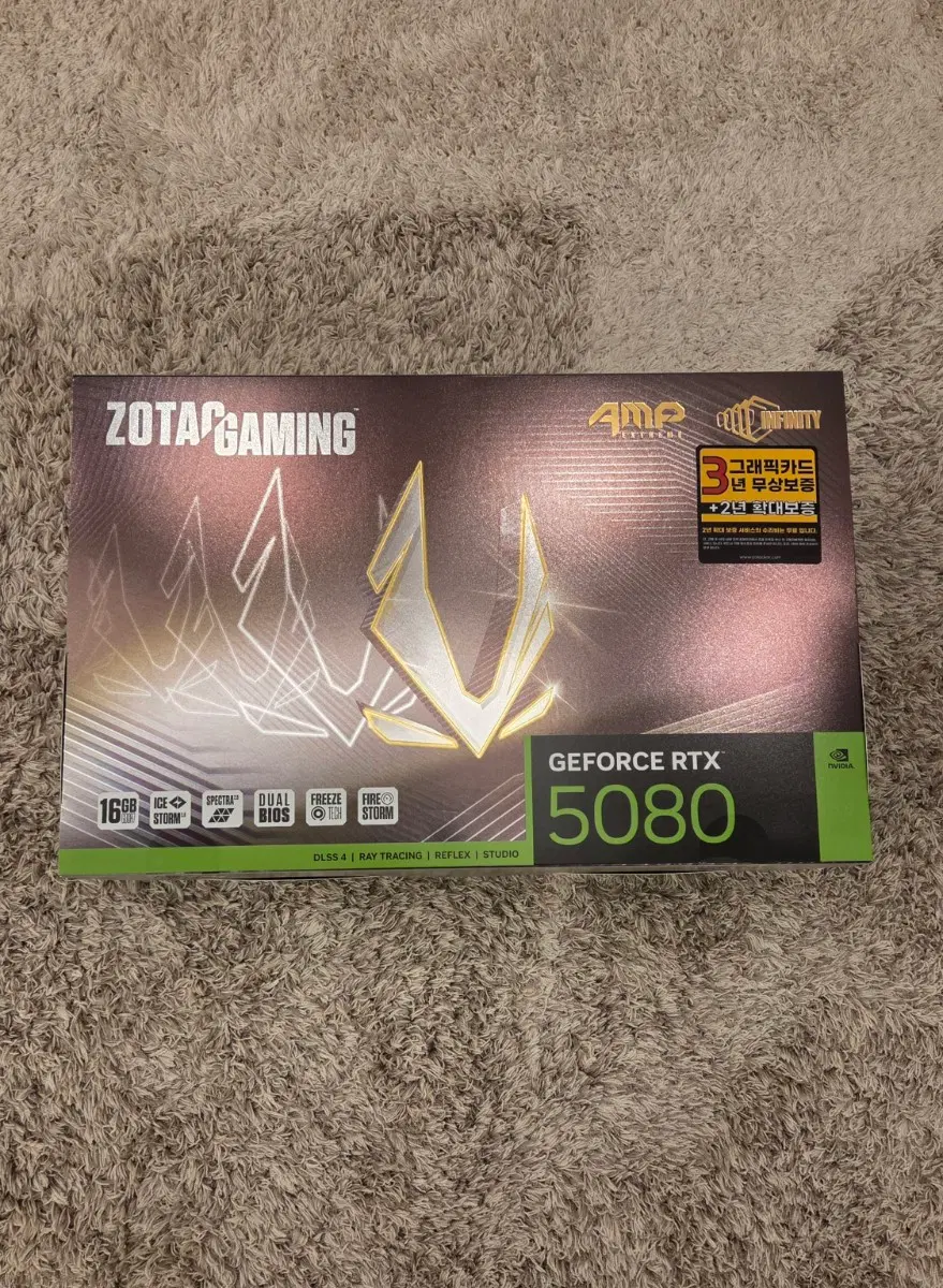 [판매] GIGABYTE X870E AORUS ELITE X3D + ZOTAC RTX 5080 AMP 블랙 미개봉