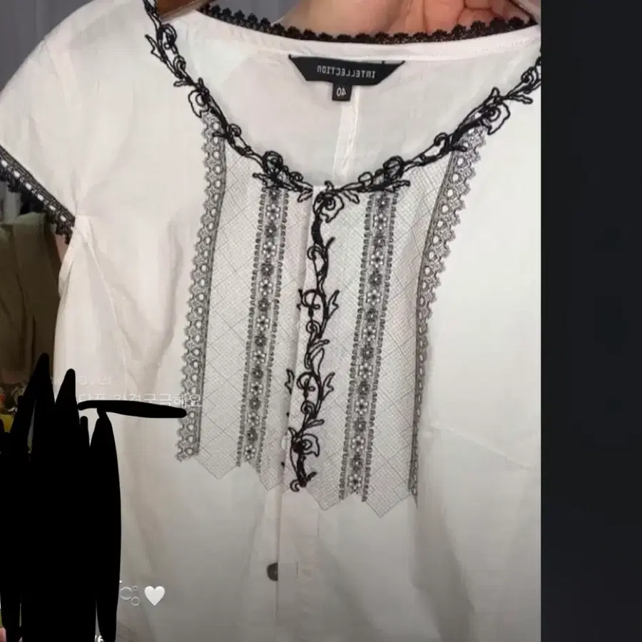 일본 빈티지 블라우스
