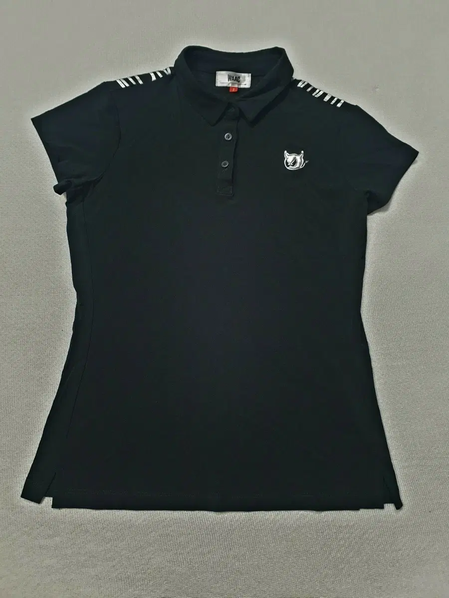 WACC 반팔 카라티 블랙 여성90