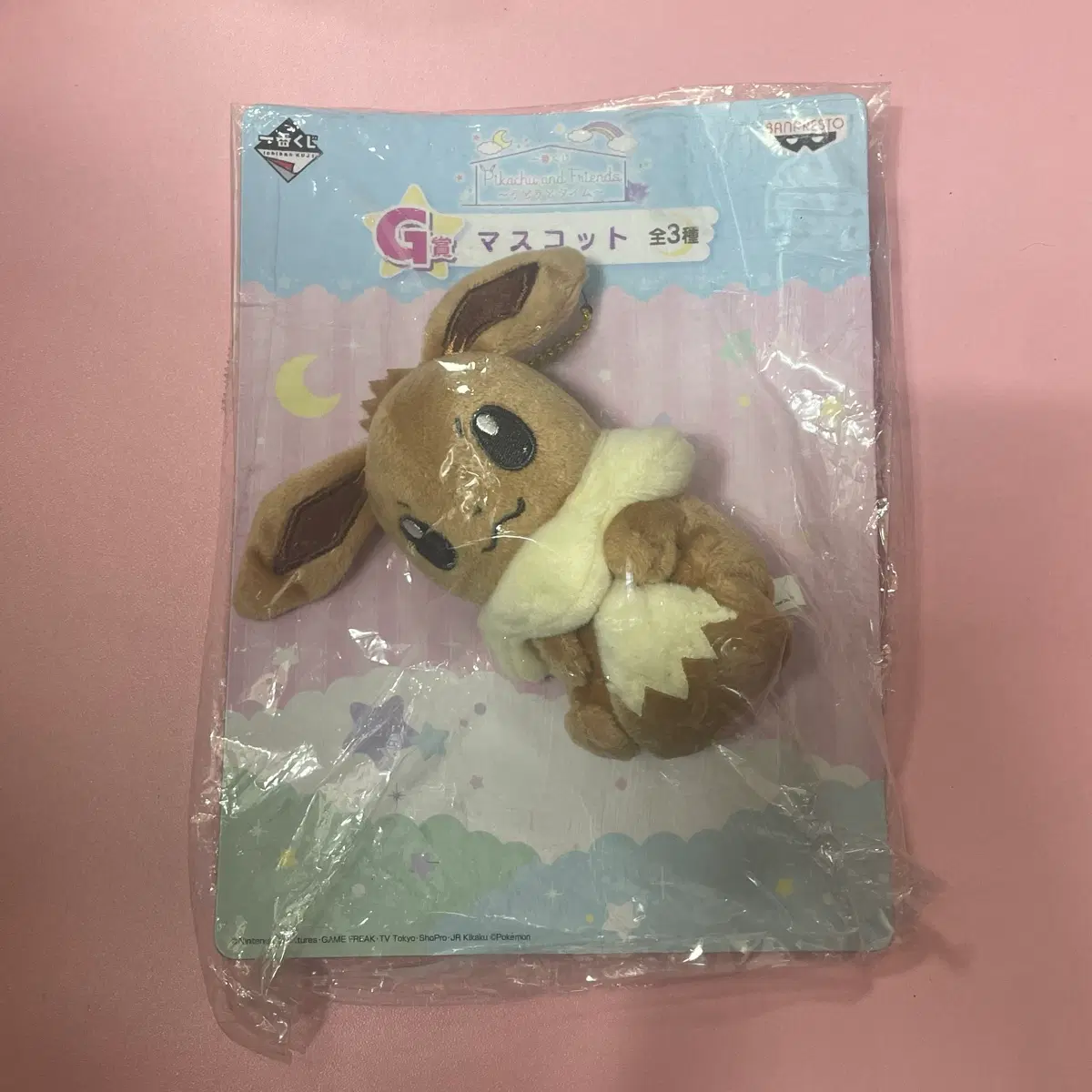 포켓몬 이브이 이치방쿠지 g상 마스코트 인형
