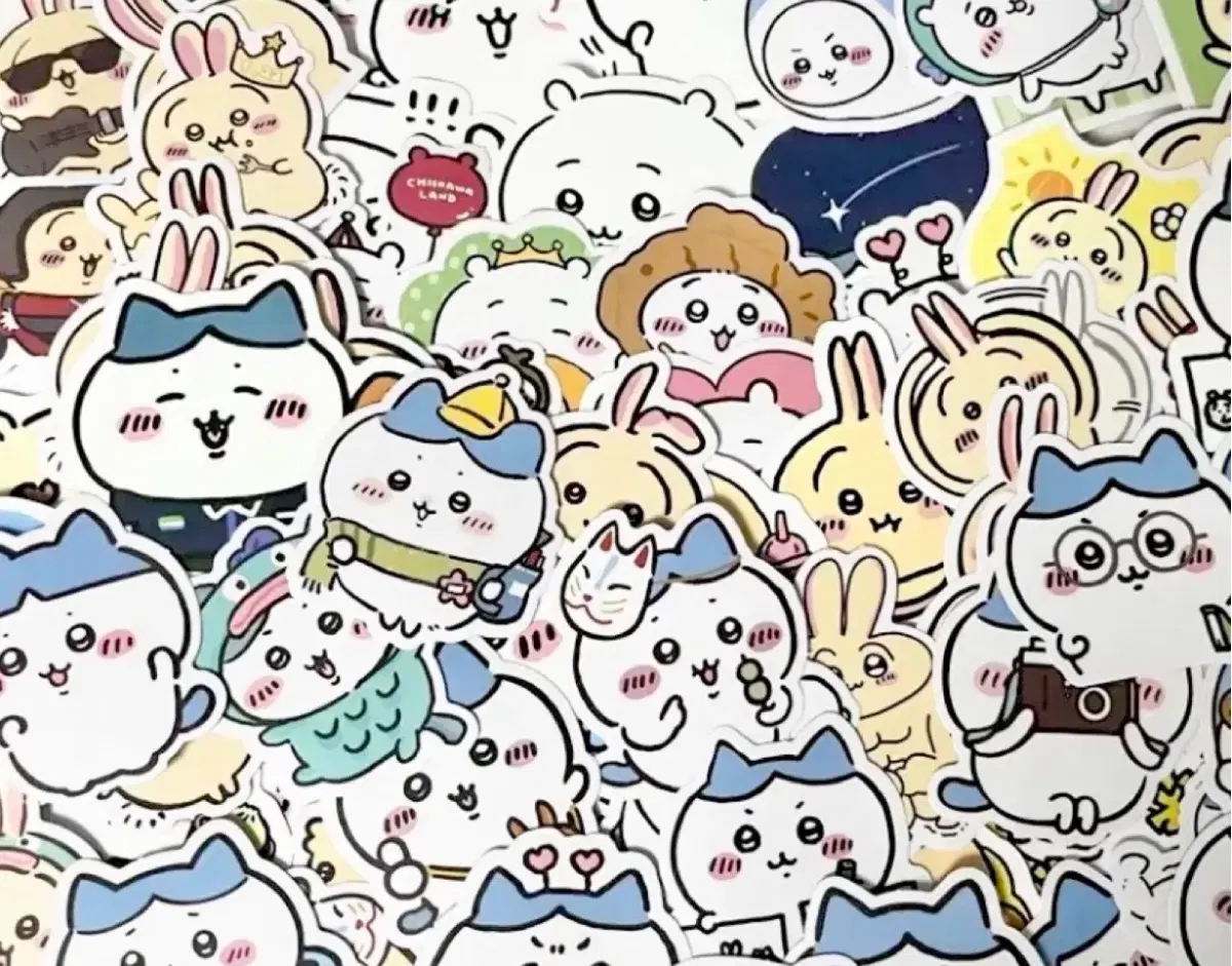 먼작귀 조각스티커 65매