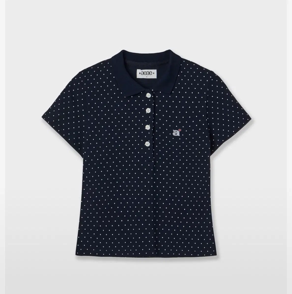 Aeae DOT PK T-SHIRTS [NAVY]
