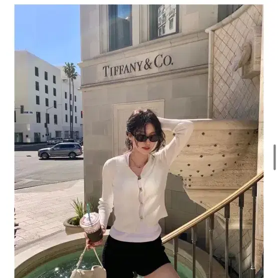 르플레인 르 니트 가디건 아이보리