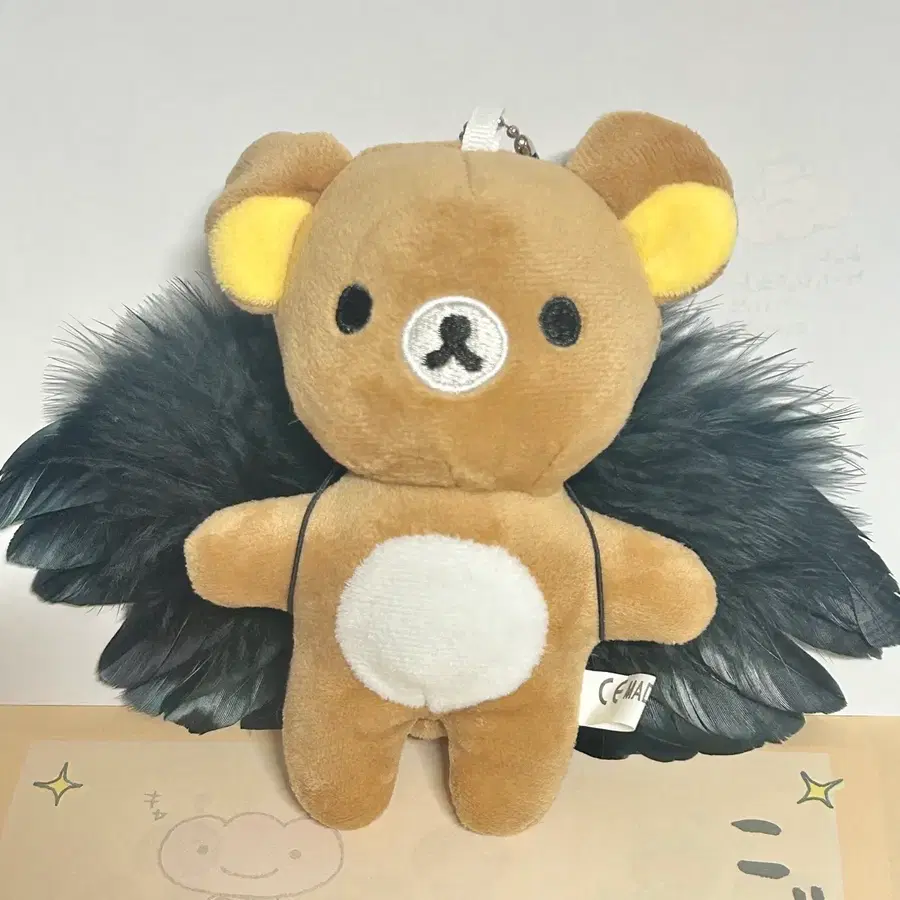 새상품 인형 날개, 블랙 날개 검정 날개, 인형옷 악마 날개 10cm인형옷, 15cm 인형옷 20cm인형옷