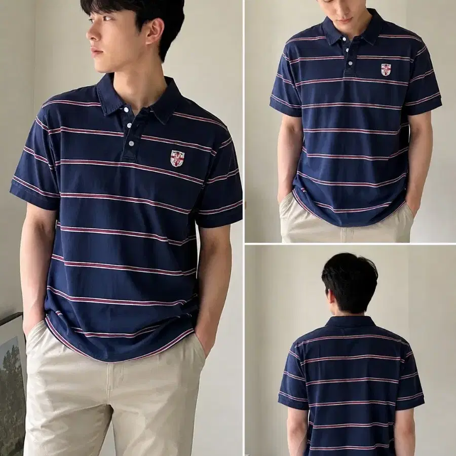 스트라이프 카라티 블랙L
