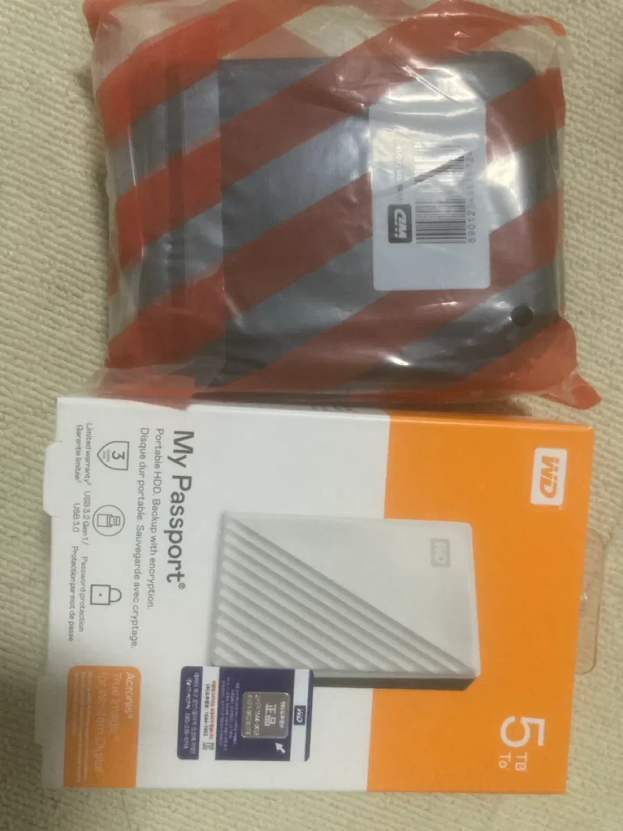 WD 외장하드 5tb 화이트