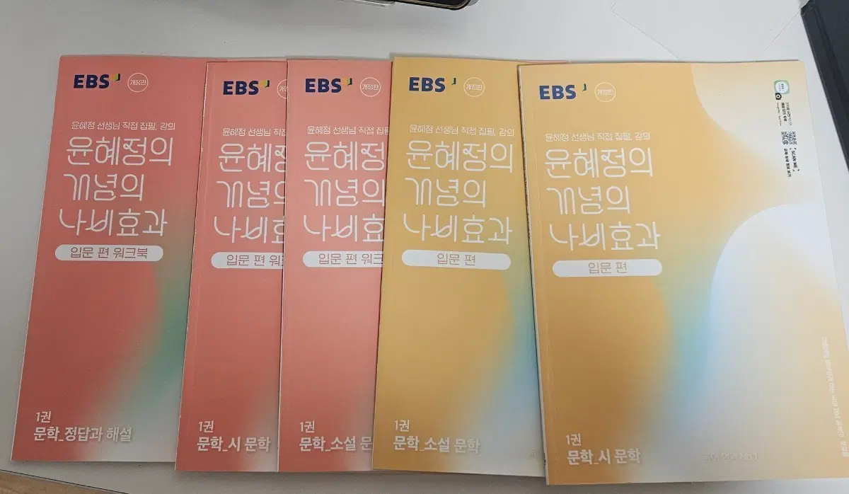 EBS 윤혜정 개념의 나비효과 입문편 1권 본책 + 워크북