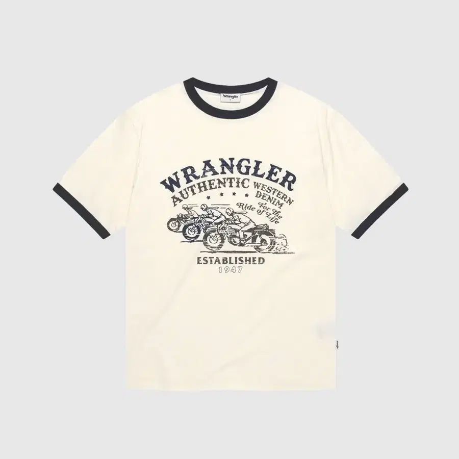 랭글러 MOTOCYCLE RINGER T-SHIRT 반팔 티셔츠 M